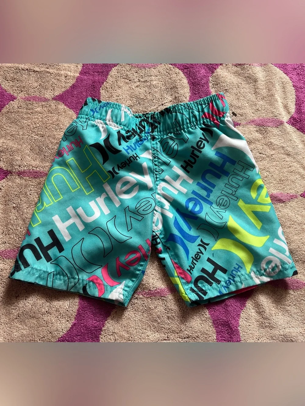 Hurley Toddler Boys Wordmark Swim Trunks